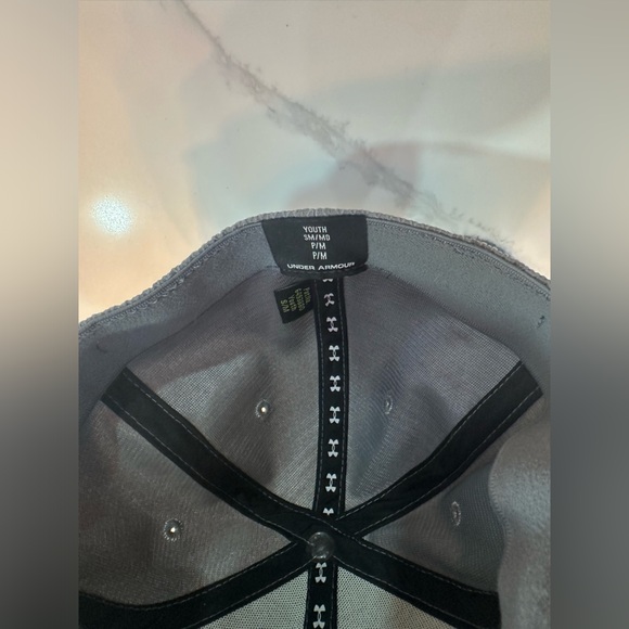 Two Under Armour Hats - Fitted & Embroidered. EUC - Boys Sm/Md - Picture 2 of 5